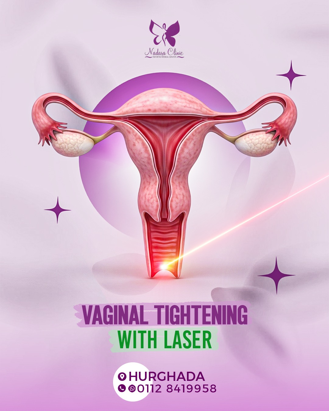 Laser vaginal tightening | and its causes in Hurghada